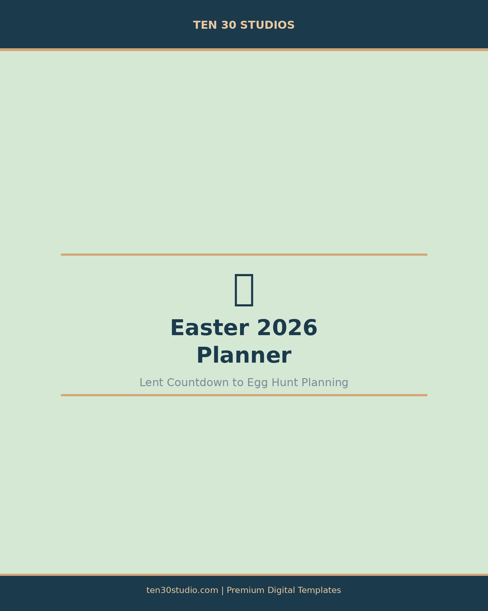 Easter 2026 Planner