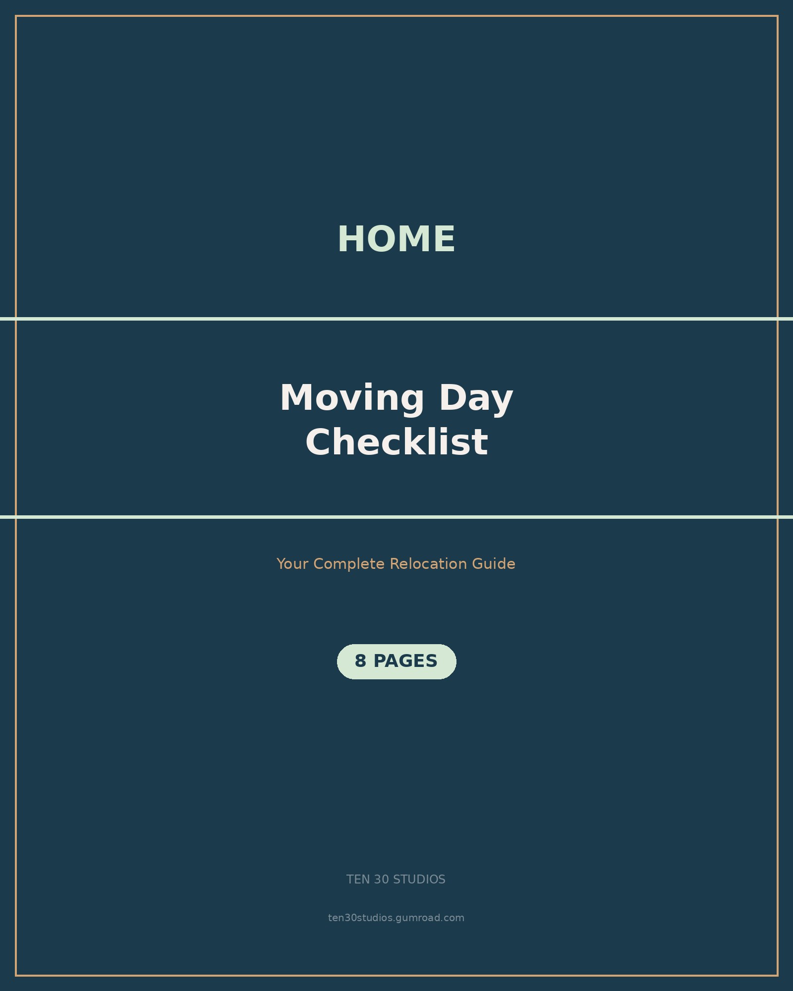 Moving Day Checklist