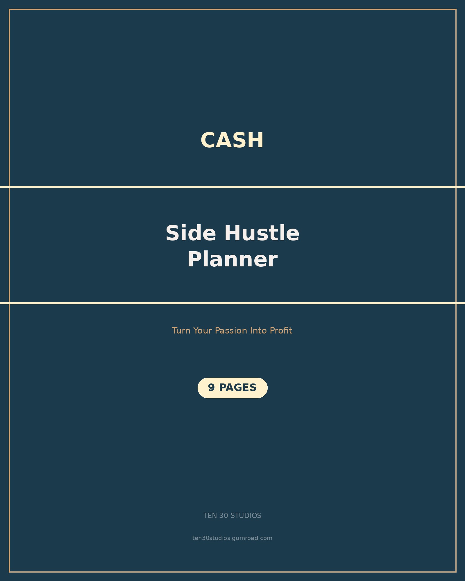 Side Hustle Planner