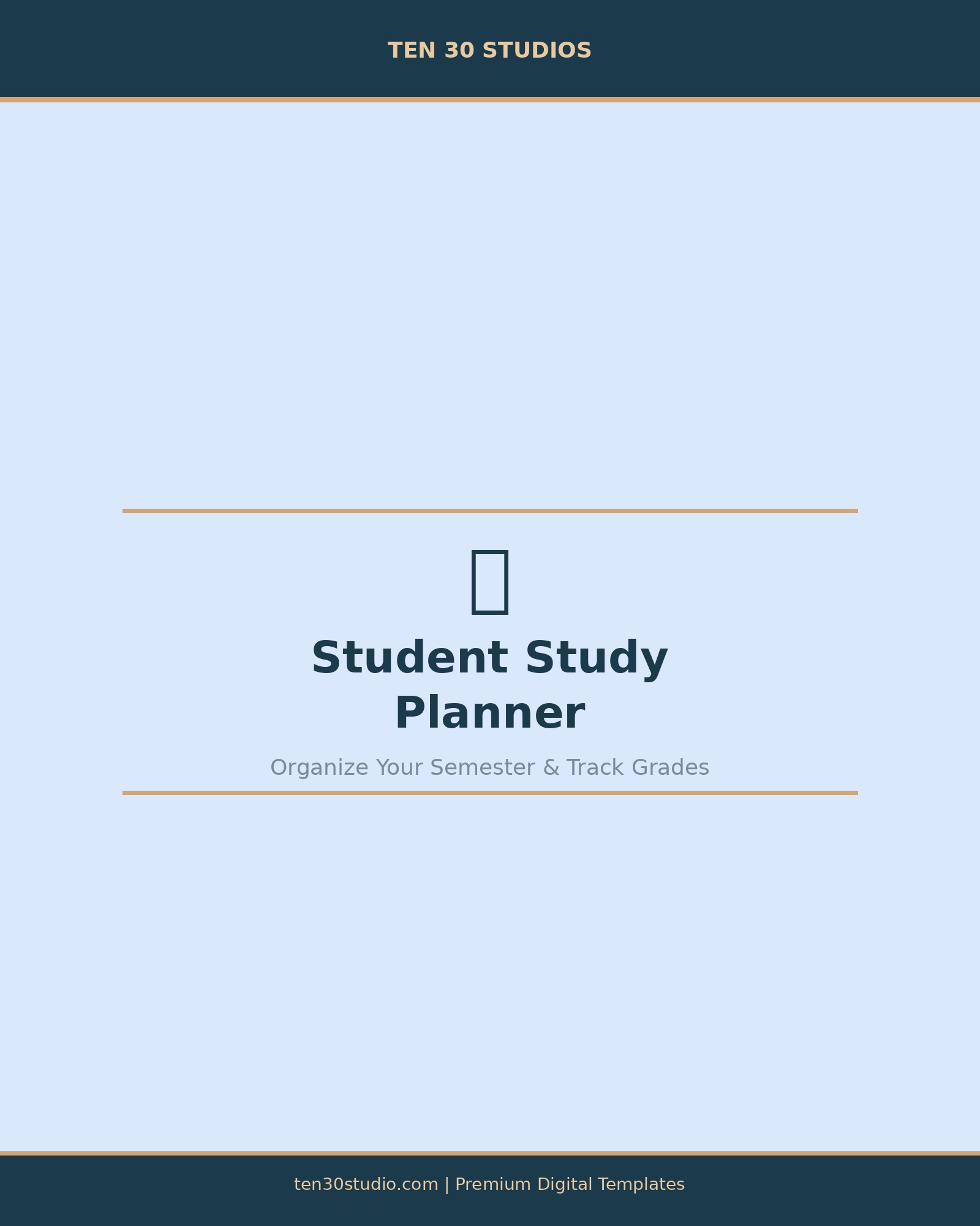 Student Study Planner